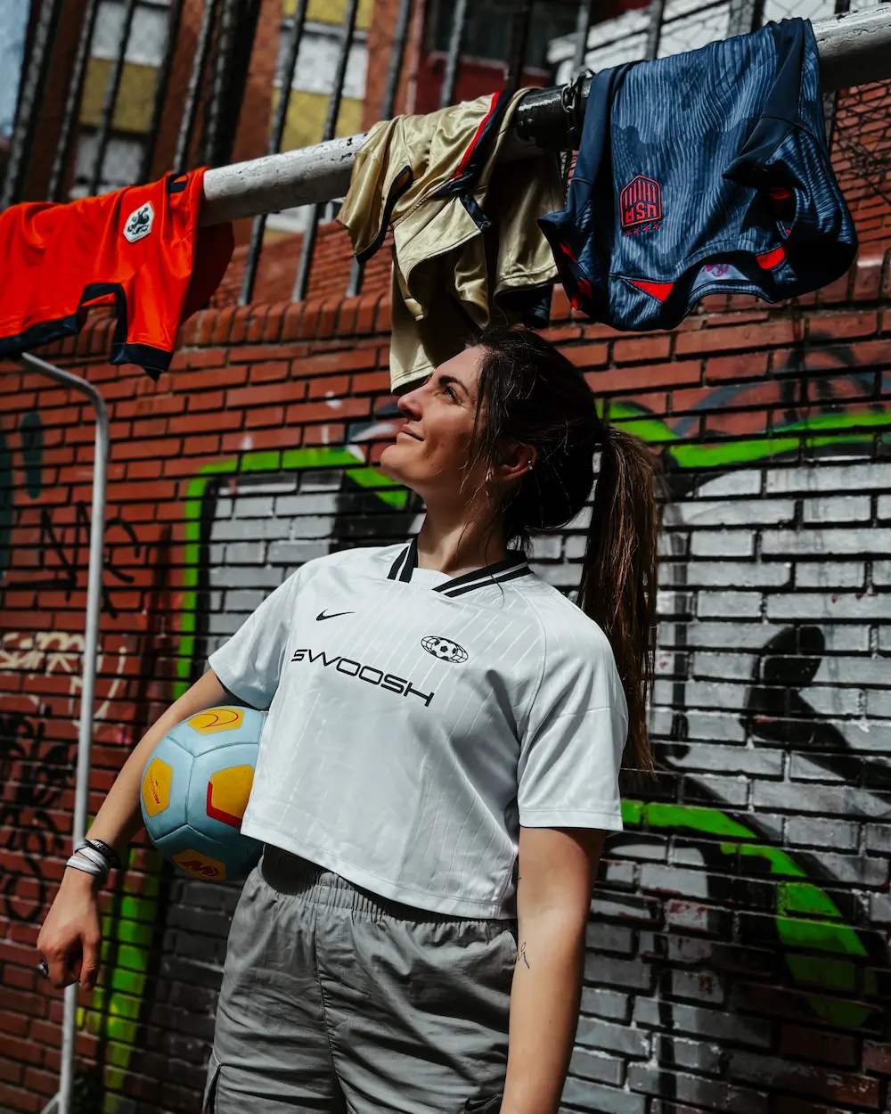 Women's pickup football games in Barcelona